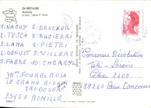 MODERN CARD Irodouer the country L church and L school