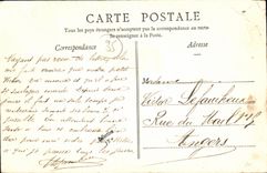 VINTAGE POSTCARD Rennes Janze L Church