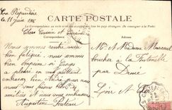 VINTAGE POSTCARD Janze Castle of Jaroussaye the old woman tower