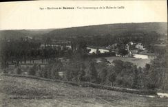 VINTAGE POSTCARD Surroundings of Rennes Panoramic View of the Halt of Laille
