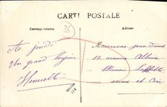 VINTAGE POSTCARD Surroundings of Rennes Panoramic View of the Halt of Laille