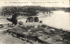 CPA Les Bords De La Rance L ecluse de Livet et le village du Chatelier 