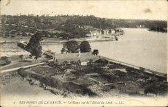 CPA Les Bords De La Rance L ecluse de Livet et le village du Chatelier 