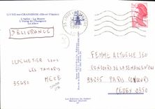 MODERN CARD Book on Changeon L church the town hall L pond of Changeon the place