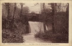 CPA Livre Sur Changeon La Chute d eau de l etang du moulin de Changeon 