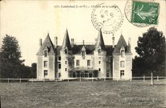 VINTAGE POSTCARD Loutehel Castle of Lohiere