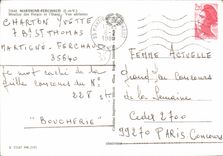 MODERN CARD Martigne Ferchaud Moulins of the forging mills and L pond Seen air