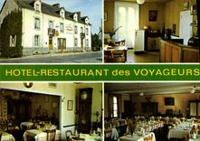 CPM Maure de Bretagne Hotel restaurant des Voyageurs 