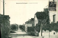 CPA Maure de Bretagne Avenue de la Gare