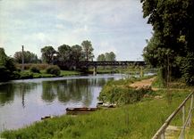 MODERN CARD Messac Guipry Bridge of Marc Saint on the Unpleasant one