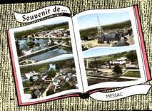 CPM Messac L Eglise Vue sur la Moulin et la Vilaine