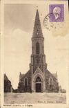 VINTAGE POSTCARD Messac L Church