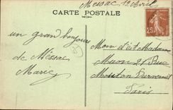 VINTAGE POSTCARD Messac the country cottage