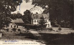 VINTAGE POSTCARD Miniac Morvan the Castle of Low Miniac