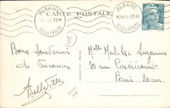 VINTAGE POSTCARD Parame has Rotheneuf Plage of Minihic