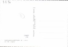 MODERN CARD Montauban of Brittany L Church