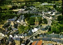 CPM Montfort Sur Meu Vue Aerienne