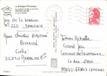 MODERN CARD Brittany Montfort On Meu the street St Nicolas