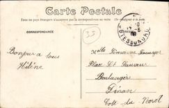 POSTAL Bretana Montfort de la VENDIMIA en la opinion panoramica de Meu de L abadia de St Jacques