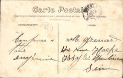 VINTAGE POSTCARD Brittany Montfort On Meu Seen of Meu and the Laundrettes