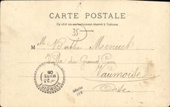 VINTAGE POSTCARD Brittany Montfort L Church