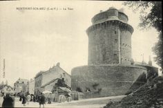 VINTAGE POSTCARD Brittany Montfort On Meu the Tower