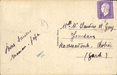 VINTAGE POSTCARD Brittany Montfort On Meu Old Gate of the City