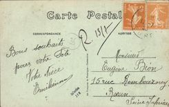 VINTAGE POSTCARD Brittany Montfort On Meu the Tower Built in 1389 Prison