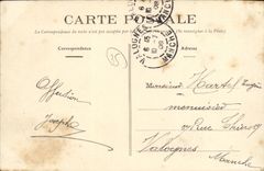 VINTAGE POSTCARD Montreuil On Ille Mairire and L School Children