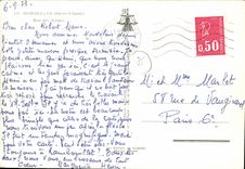 MODERN CARD Mordelles Street Of Ajones