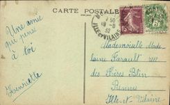 VINTAGE POSTCARD Mordelles Castle of Haichois