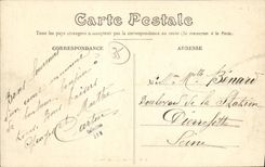 VINTAGE POSTCARD Mordelles Park and Castle of High the Drill the small bridge