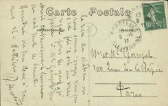 VINTAGE POSTCARD Mordelles Castle of High the Drill