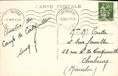 VINTAGE POSTCARD Paimpont High Drill Gone Prinpale