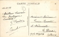 VINTAGE POSTCARD Paimpont Castle of Broceliande