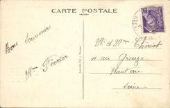 VINTAGE POSTCARD Paimpont the House