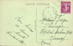 VINTAGE POSTCARD Paimpont the grove