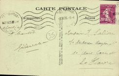 VINTAGE POSTCARD Paimpont Out of Drill the Castle of Broceliande