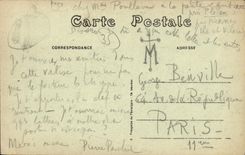 VINTAGE POSTCARD Paimpont Foret of Castle of Broceliande dimensions L pond