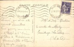 CPA Parame Plage de la Hoguette Le Casino et le grand hotel