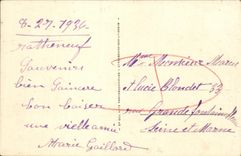 CPA Parame La Digue et la Plage