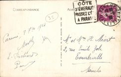 CPA Parame La Digue et la Plage