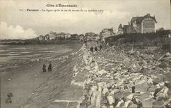 CPA Parame La Digue Apres le Raz de Maree du 29 octobre 1905