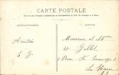 CPA Parame La Digue Apres le Raz maree du 30 octobre 1905