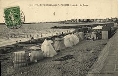 CPA Parame La plage 