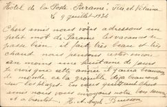 CPA Parame La Digue et la Plage