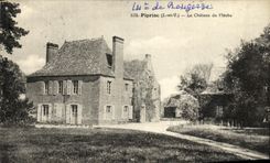 VINTAGE POSTCARD Pipriac the Castle of the Arrow