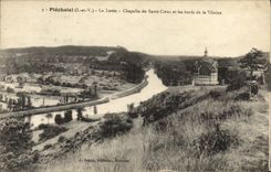VINTAGE POSTCARD Plechatel the Lifting Vault of the Sacring Heart and edges of the Unpleasant one