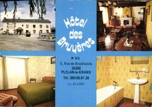 CPM hotel des Bruyeres Rue de Broceliande Plelan le Grand Restaurant 