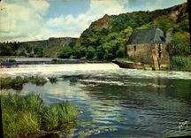 MODERN CARD the valley of Boel Rean Bridge and its mill